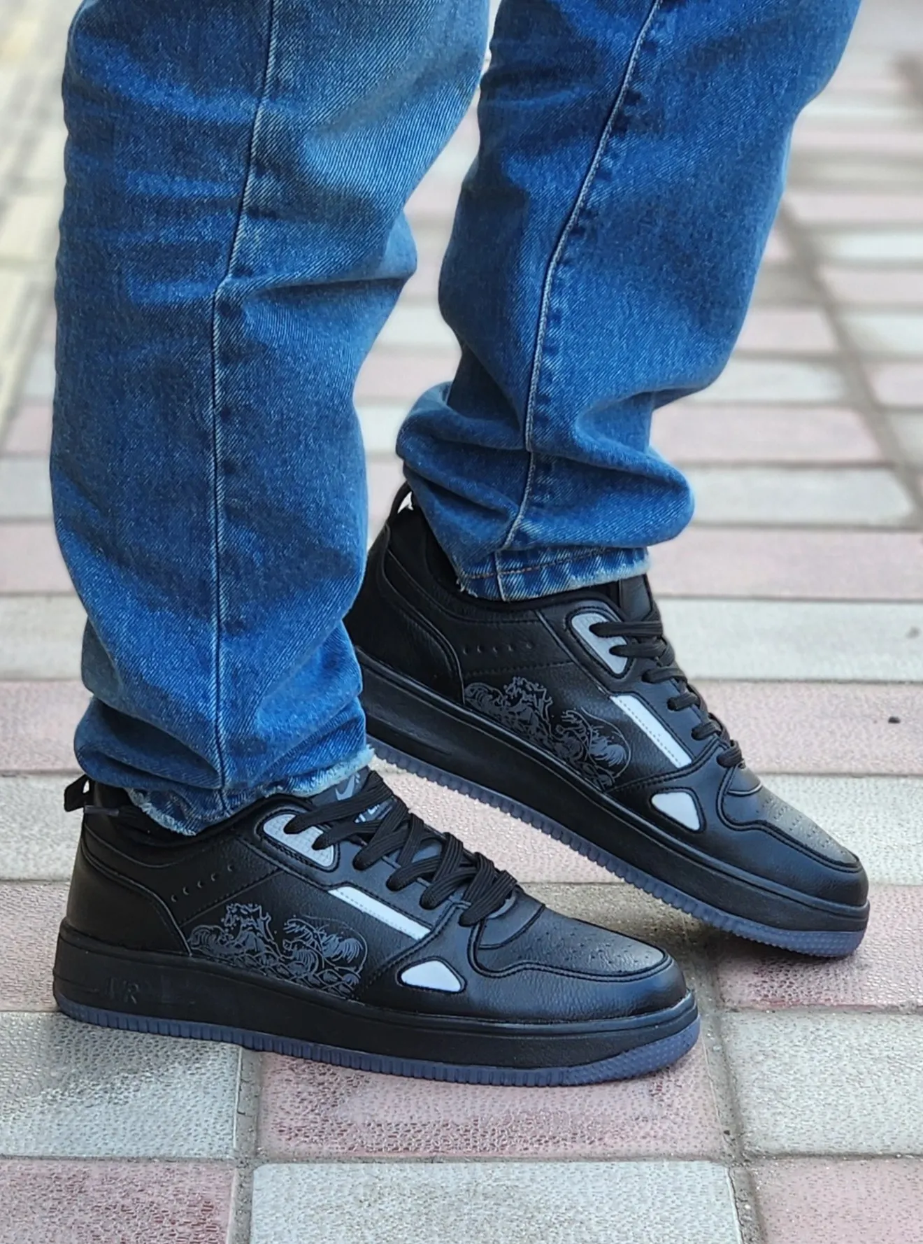 کتانی ایر فورس طرح دار کد 5073